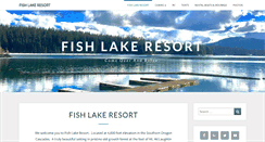 Desktop Screenshot of fishlakeresort.net