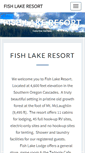 Mobile Screenshot of fishlakeresort.net