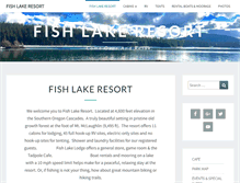 Tablet Screenshot of fishlakeresort.net